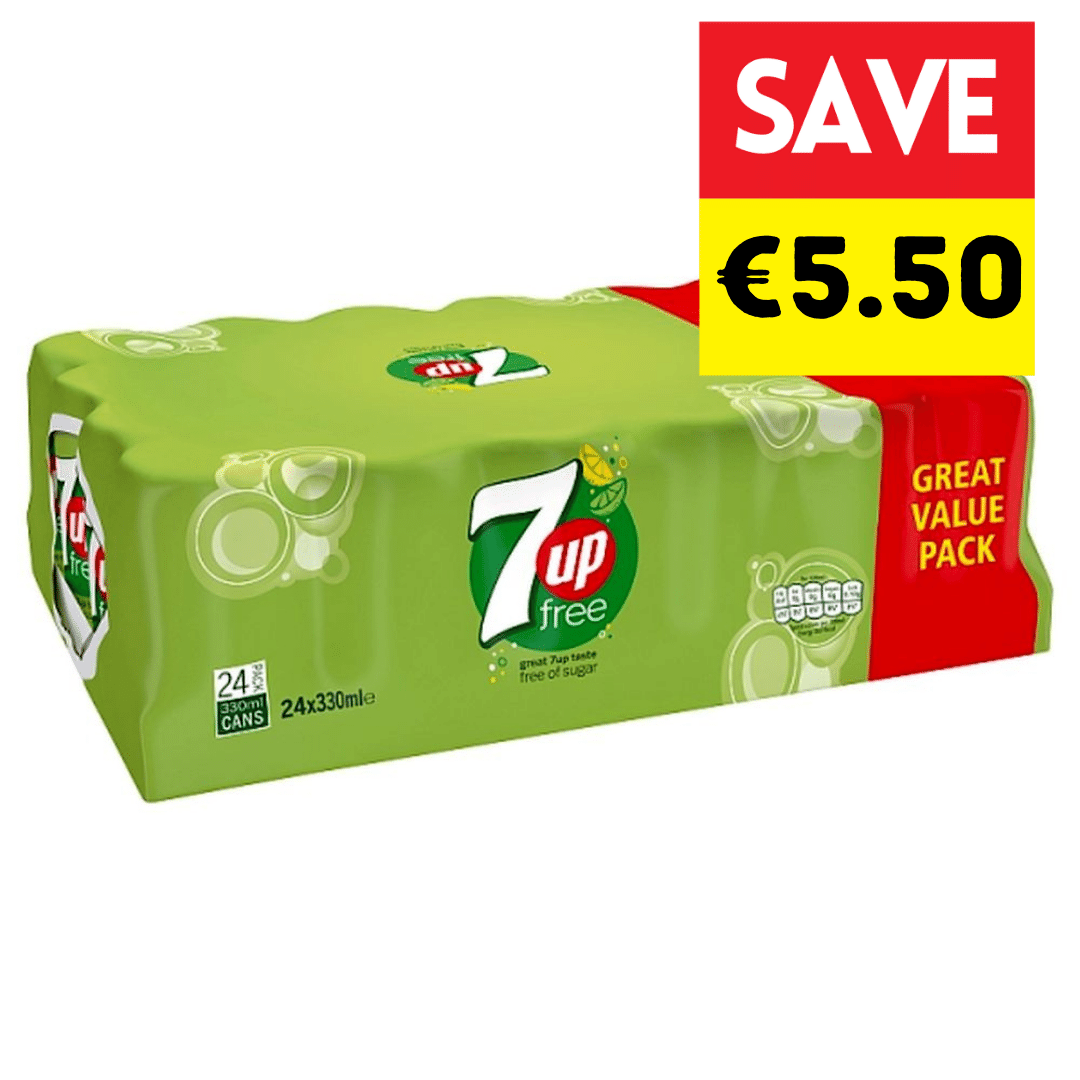 Seven Up Sleek 330ml - Distribución Mayorista