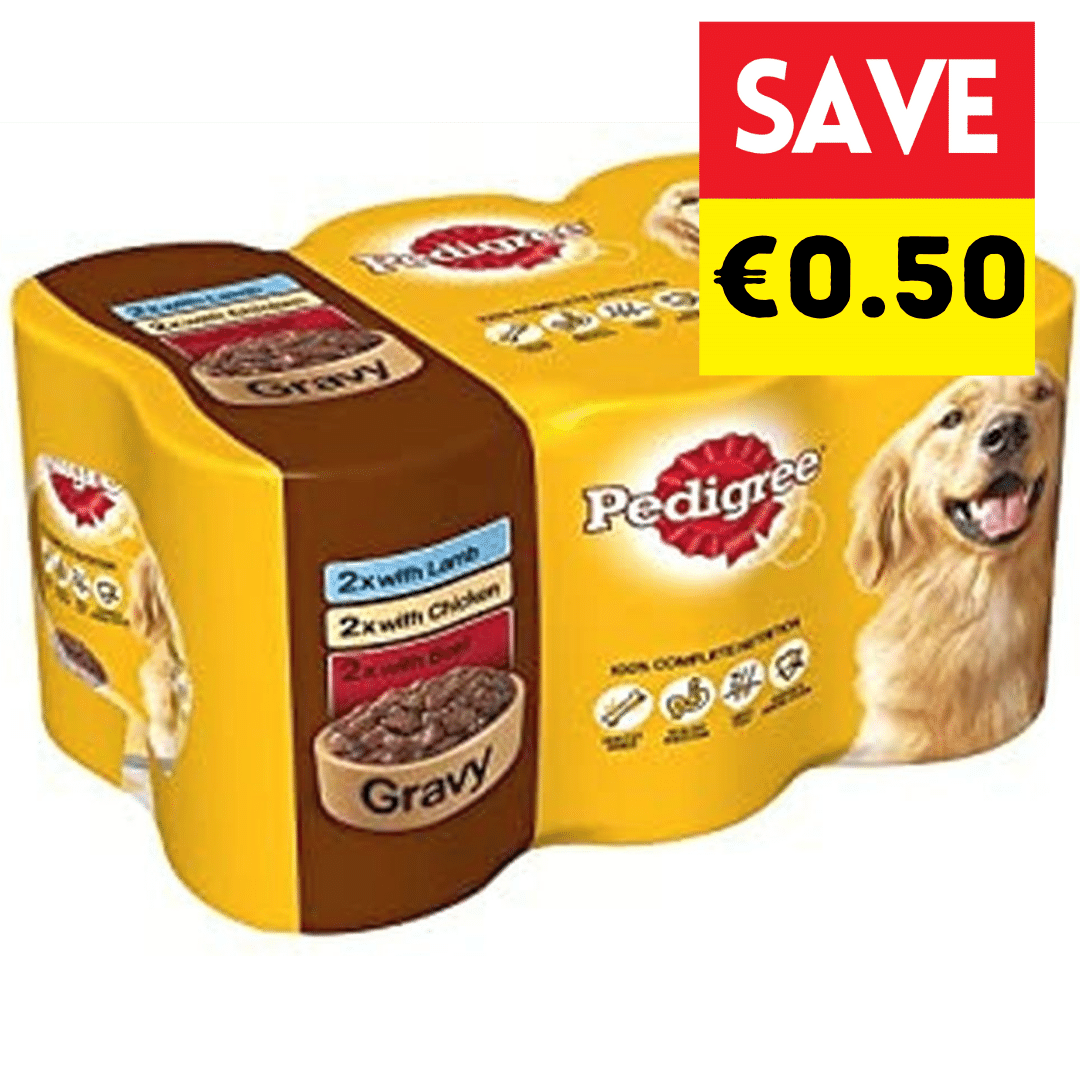 Pedigree chum top in gravy