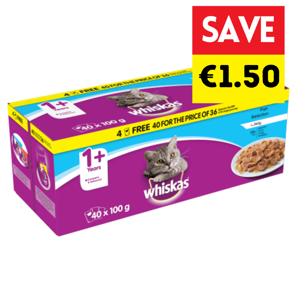40 pack whiskas on sale